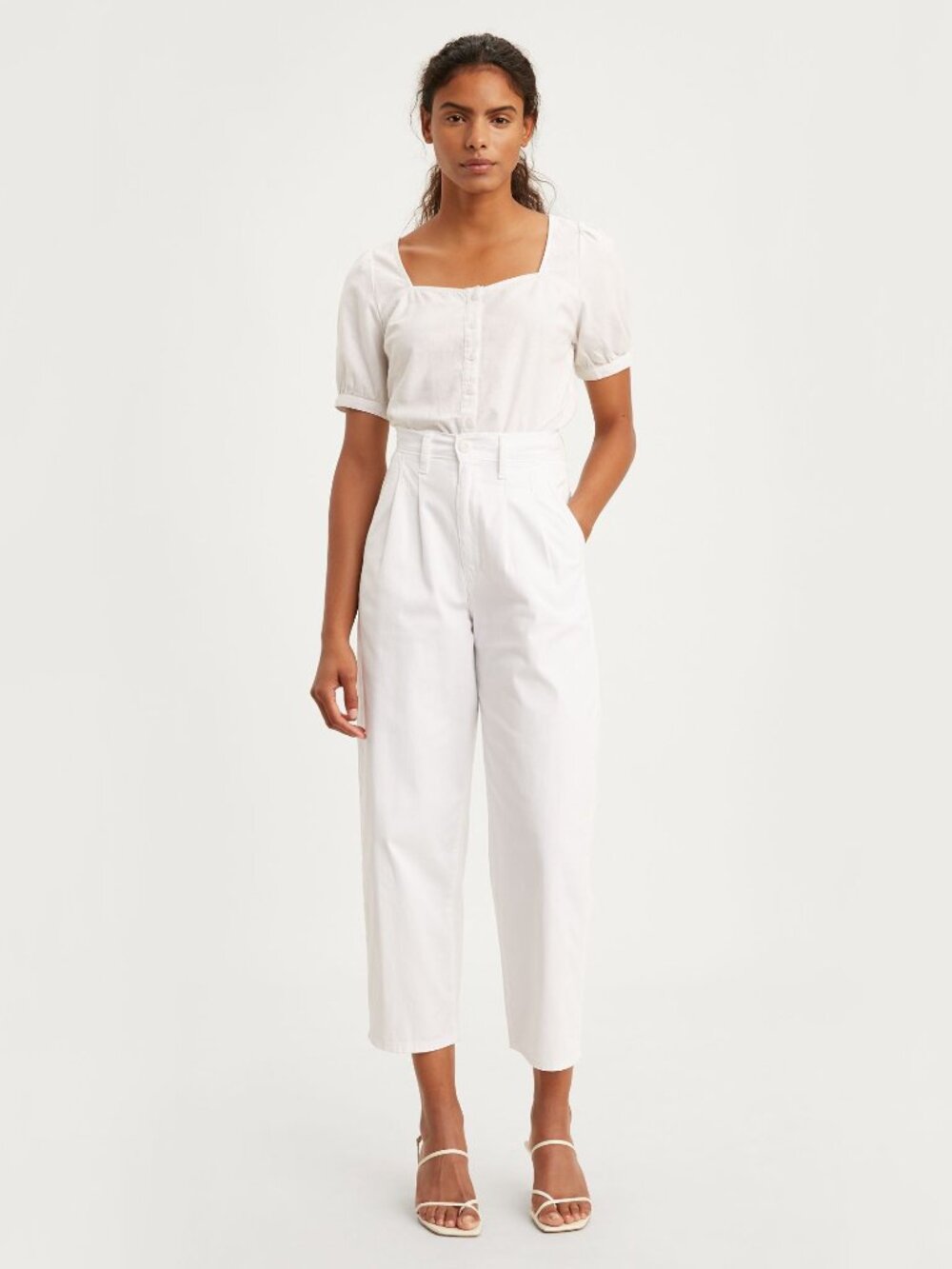 Levi's Balloon Leg Pants White